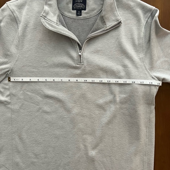 J. Crew Men’s Double Knit Half Zip - Picture 5 of 8